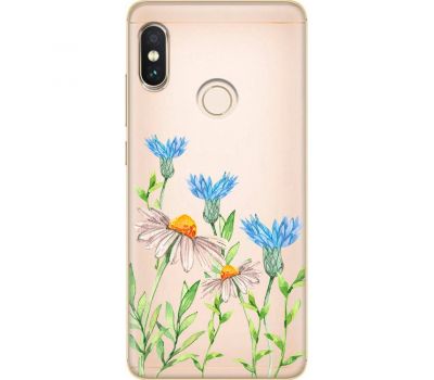 Чохол для Xiaomi Redmi Note 5 / 5 Pro Mixcase квіти волошки та ромашки