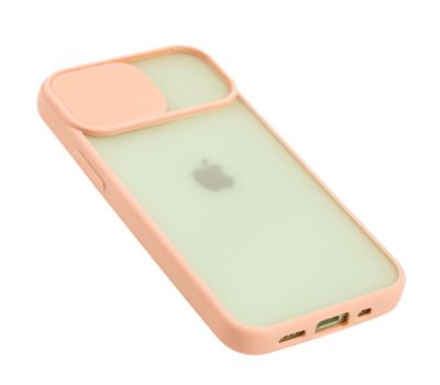 Чохол для iPhone 12 mini LikGus Camshield camera protect рожевий 2962638