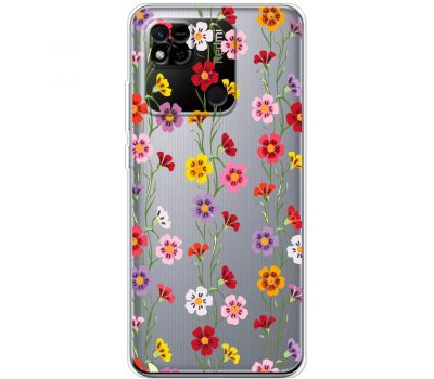 Чохол для Xiaomi Redmi 10A Mixcase квіти патерн квіткових ліан