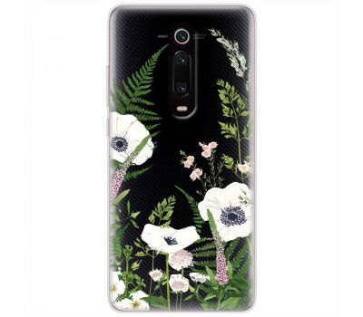 Чохол для Xiaomi Mi 9T / Redmi K20 Mixcase квіти білі квіти лісові трави