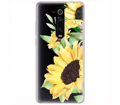 Чохол для Xiaomi Mi 9T / Redmi K20 Mixcase квіти великі соняшники
