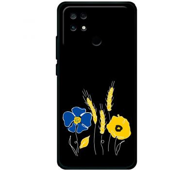 Чохол для Xiaomi Poco С40 MixCase патріотичні квіти україни