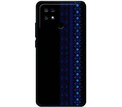 Чохол для Xiaomi Poco С40 MixCase синій колір вишиванки