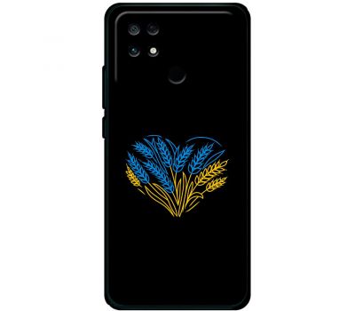 Чохол для Xiaomi Poco С40 MixCase патріотичні синьо-жовта пшениця