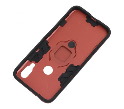 Чохол для Xiaomi Redmi 7 Transformer Ring удароміцний з кільцем червоний 2966734