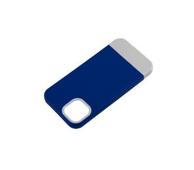 Чохол для iPhone 13 Bichromatic navy blue / white 2967035