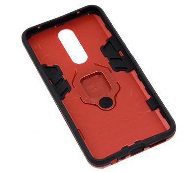 Чохол для Xiaomi Redmi 8/8A Transformer Ring удароміцний з кільцем червоний 2967129