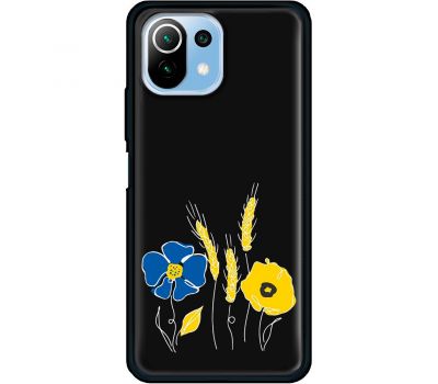 Чохол для Xiaomi Mi 11 Lite MixCase патріотичні квіти україни