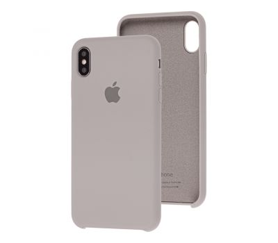 Чохол silicone case для iPhone Xs Max pebble