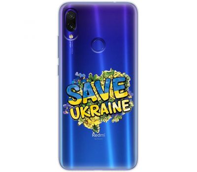 Чохол для Xiaomi Redmi Note 7 MixCase патріотичні save ukraine