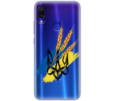 Чохол для Xiaomi Redmi Note 7 MixCase патріотичні герб із колосками