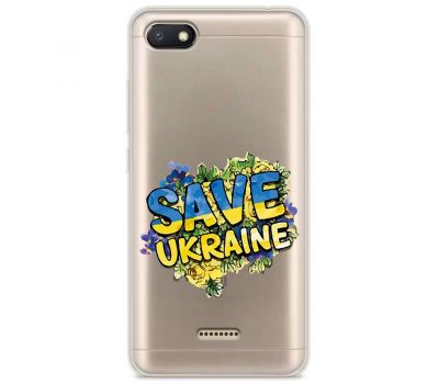 Чохол для Xiaomi Redmi 6A MixCase патріотичні save ukraine