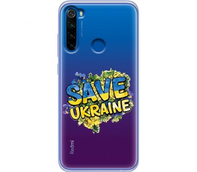 Чохол для Xiaomi Redmi Note 8T MixCase патріотичні save ukraine