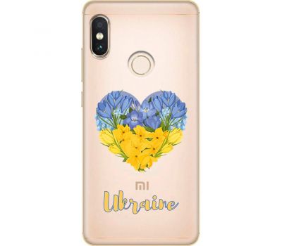 Чохол для Xiaomi Redmi Note 5 / 5 Pro MixCase патріотичні серце з квітами