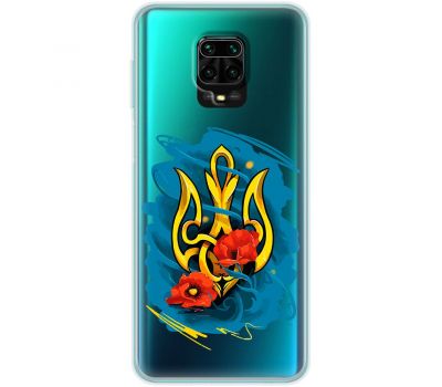 Чохол для Xiaomi Redmi Note 9s /9 Pro MixCase патріотичні герб із маками