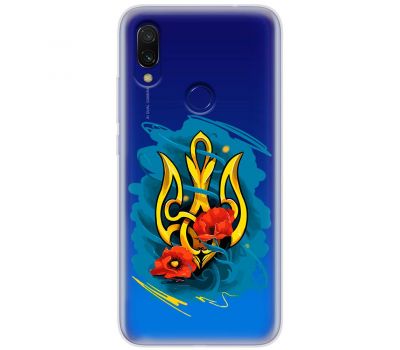 Чохол для Xiaomi Redmi 7 MixCase патріотичні герб із маками