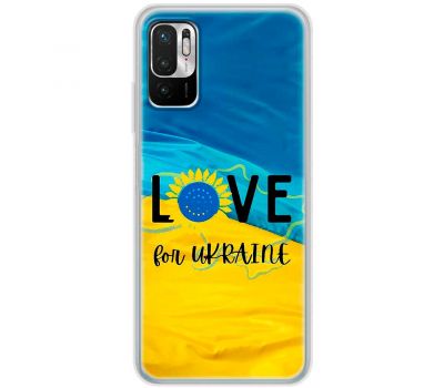 Чохол для Xiaomi Redmi Note 10 5G / Poco M3 MixCase патріотичні love Ukraine