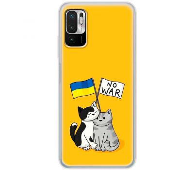 Чохол для Xiaomi Redmi Note 10 5G / Poco M3 Pro MixCase патріотичні no war