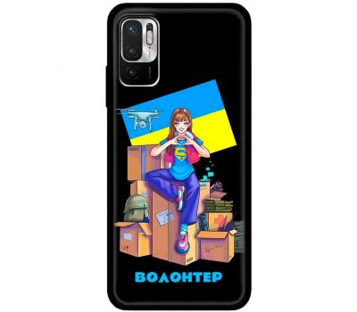 Чохол для Xiaomi Redmi Note 10 5G / Poco M3 Pro MixCase патріотичні волонтер