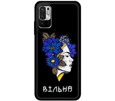 Чохол для Xiaomi Redmi Note 10 5G / Poco M3 Pro MixCase патріотичні вільна українка