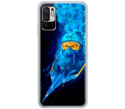 Чохол для Xiaomi Redmi Note 10 5G / Poco M3 Pro MixCase патріотичні ас і соняшники