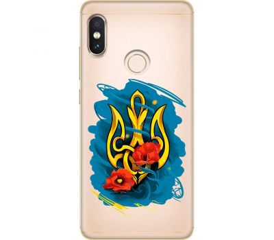 Чохол для Xiaomi Redmi Note 5 / 5 Pro MixCase патріотичні герб із маками