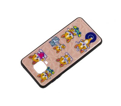 Чохол для Xiaomi Redmi Note 9s/9 Pro/Pro Max Wave Majesty playful corgi / light pink 2973829
