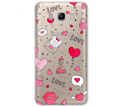 Чохол для Samsung Galaxy J5 2016 (J510) MixCase день закоханих I love you