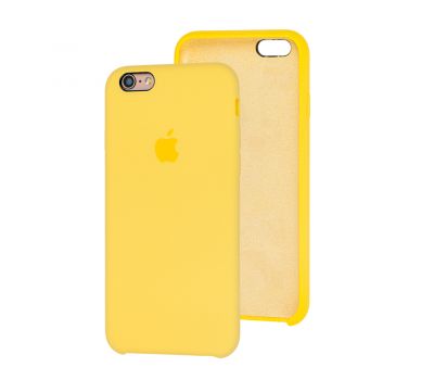 Чохол Silicone для iPhone 6 / 6s case canary yellow