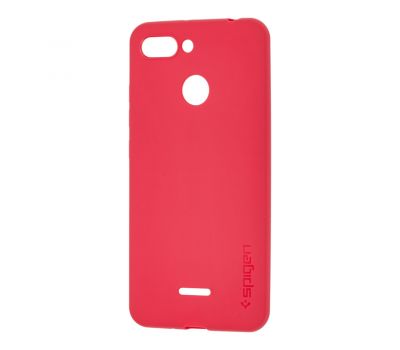 Чохол для Xiaomi Redmi 6 Spigen soft matt червоний