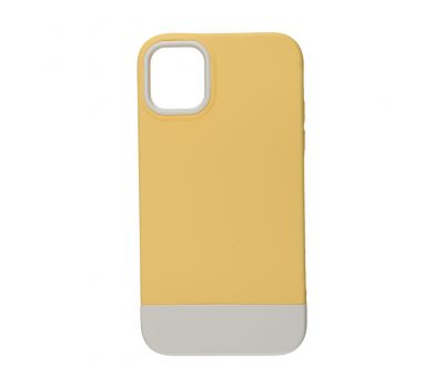 Чохол для iPhone 11 Bichromatic creamy-yellow/white