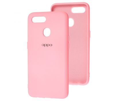 Чохол для Oppo A5s / A12 Silicone Full рожевий / pink