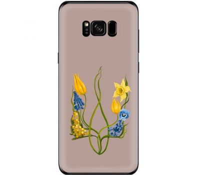 Чохол для Samsung Galaxy S8 (G950) Патріотичні квіти у формі герба