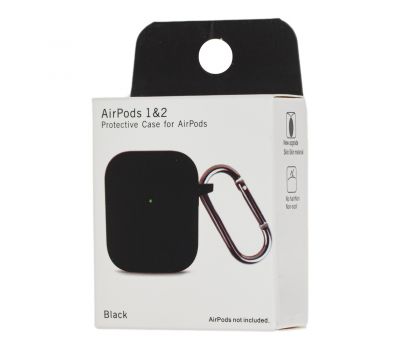 Чохол для AirPods Silicone New black 2977473