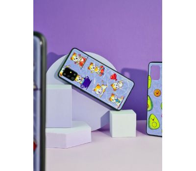 Чохол для Xiaomi Redmi 9A Wave Majesty avocado / light purple 2979570