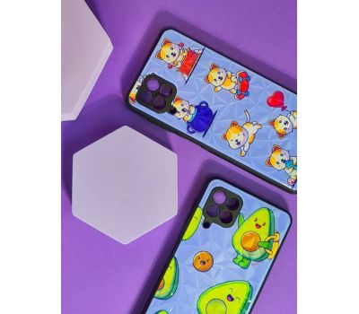 Чохол для Xiaomi Redmi 9A Wave Majesty avocado / light purple 2979572