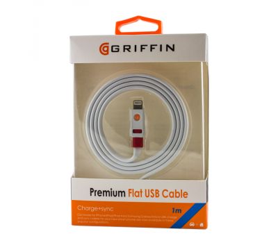 Кабель USB Griffin iPhone 5/6/6 Plus 1m