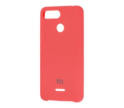Чохол для Xiaomi Redmi 6 Silky Soft Touch яскраво-рожевий