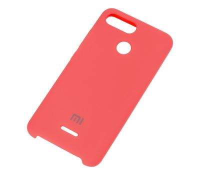 Чохол для Xiaomi Redmi 6 Silky Soft Touch яскраво-рожевий 2981730