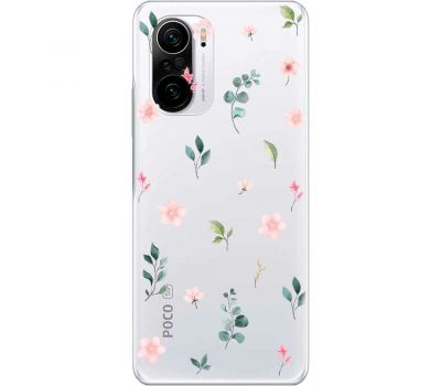 Чохол для Xiaomi Poco F3 Mixcase квіти патерн квіти гілки евкаліпт