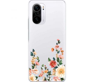 Чохол для Xiaomi Poco F3 Mixcase квіти квіточки