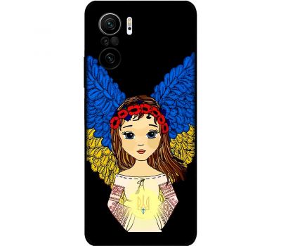 Чохол для Xiaomi Poco F3 MixCase патріотичні українка ангел