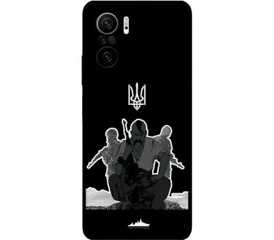 Чохол для Xiaomi Poco F3 MixCase патріотичні козак з автоматом