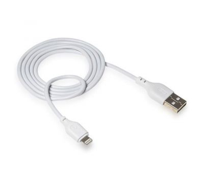 Кабель USB XO NB103 Lightning 2.1A 1m белый 2983323