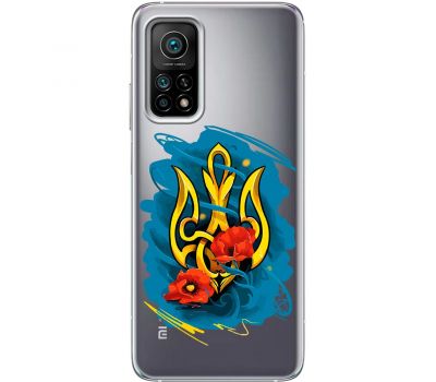 Чохол для Xiaomi Mi 10T / Mi 10T Pro MixCase патріотичні герб із маками