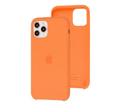 Чохол Silicone для iPhone 11 Pro case папайя