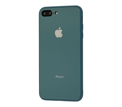 Чохол New glass для iPhone 7 Plus / 8 Plus сосновий зелений