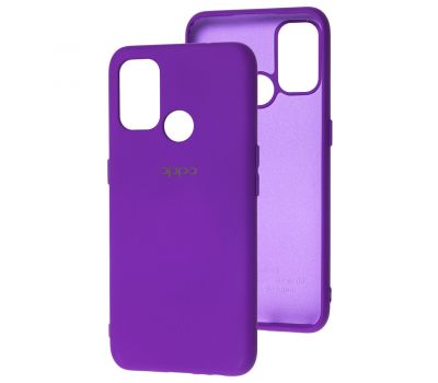 Чохол для Oppo A53/A32/A33 Silicone Full фіолетовий/purple