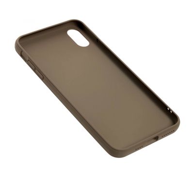 Чохол Carbon New для iPhone Xs Max світло-коричневий 2985278
