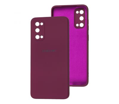 Чохол для Samsung Galaxy S20 (G980) Square camera full фіолетовий / grape